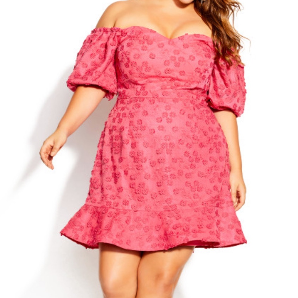 NEW City chic size M/18 dress Festival Detail Sugar